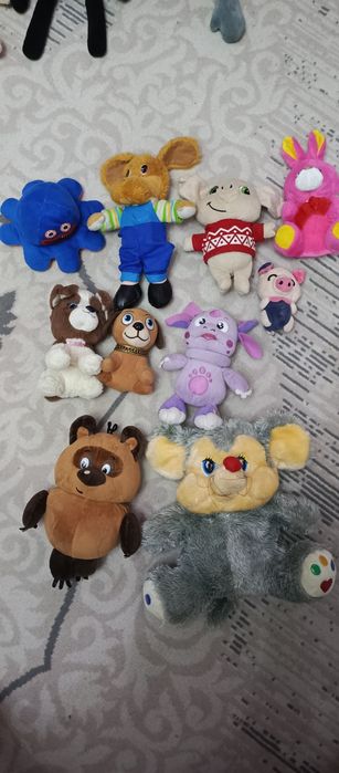 Продам пакет мягких игрушек.