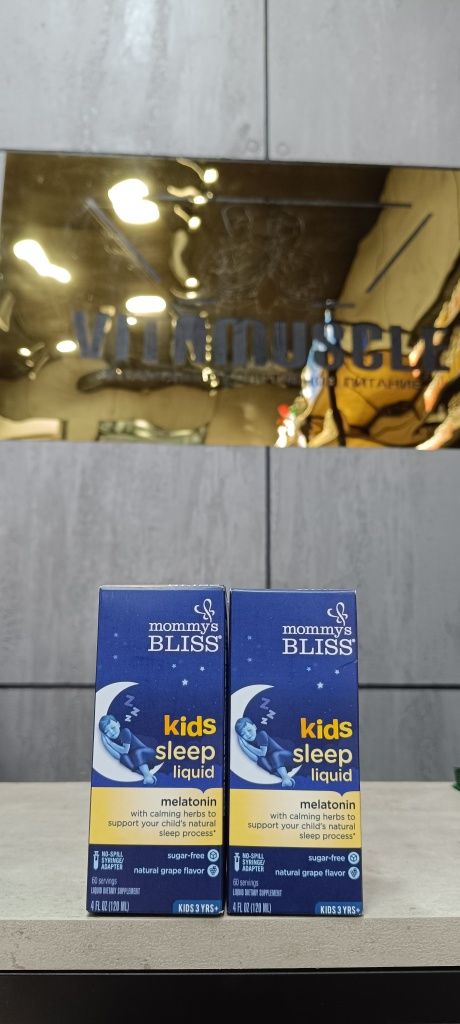 mommys Bliss kids sleep liquid melatonin 60 servings