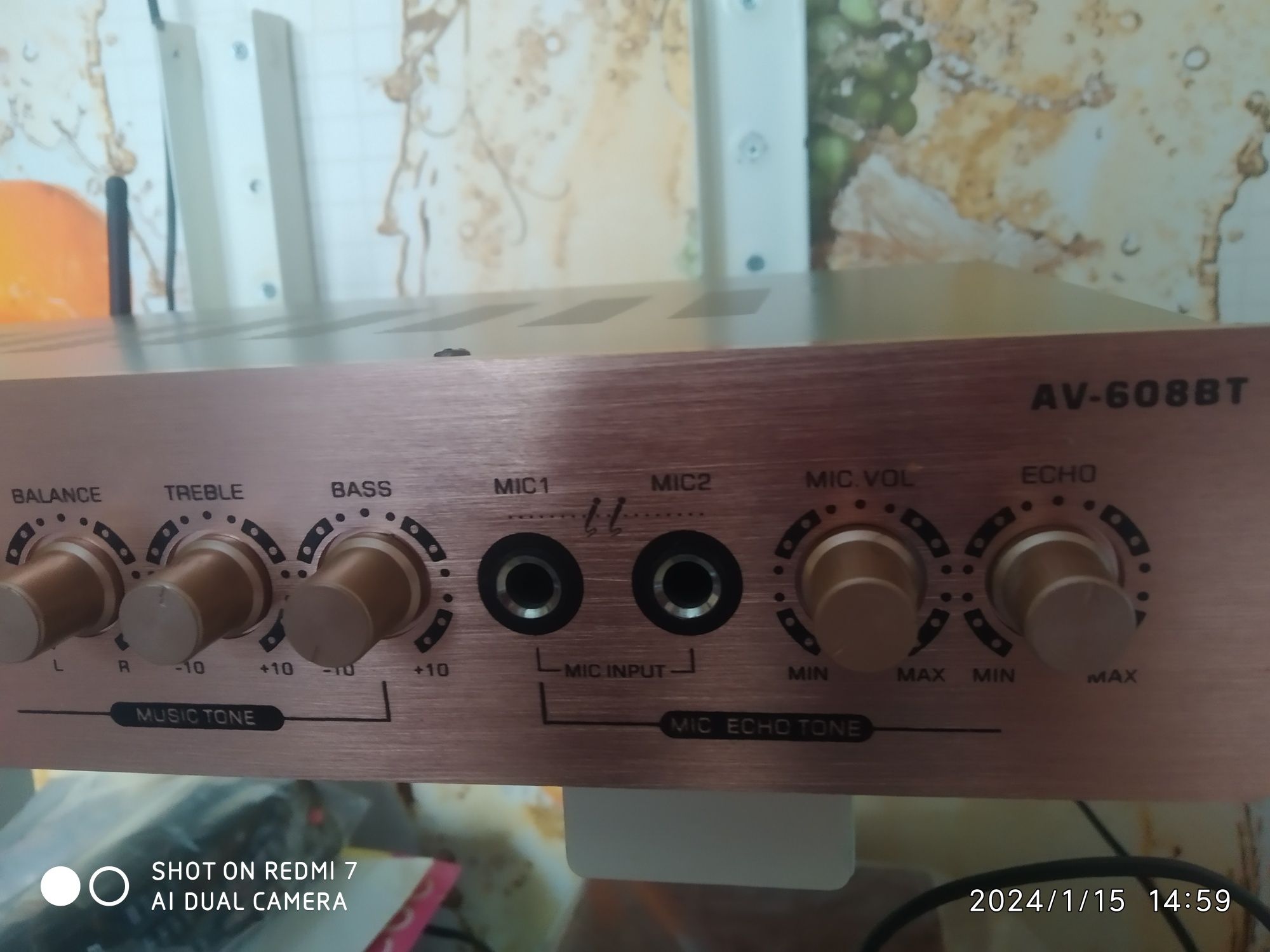 Пятиканальный Hi-Fi усилитель Sunbuck AV-608BT