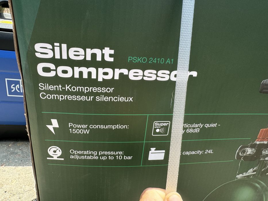 Compresor Silentios 24L 10 bari 2 pistoane