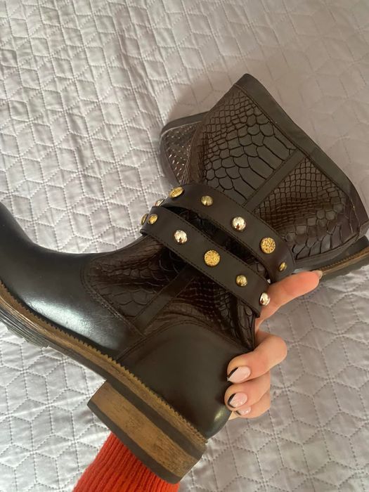 Чисто нови боти естествена кожа Daris