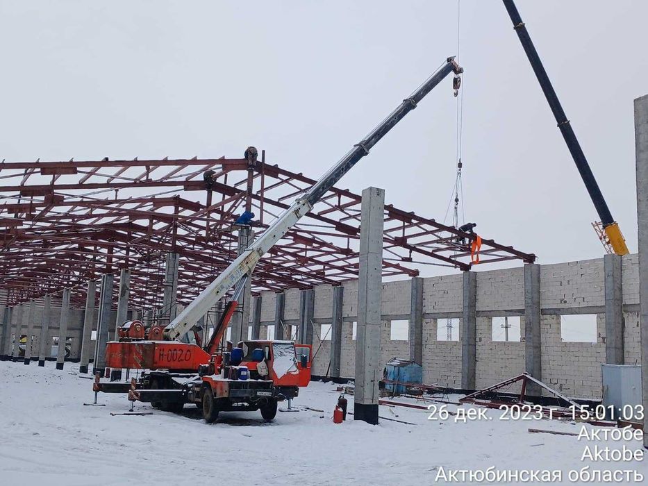 Строительство зданий, сооружений, ангары, склады, цеха