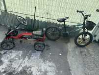 Cart si bicicleta copii
