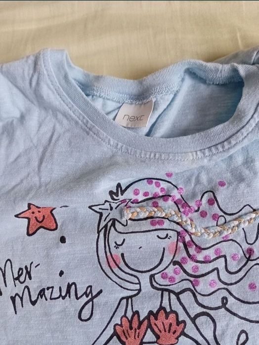 tricou tricouri fata fete h&m next desigual 4 5 6 ani, marime 110 116