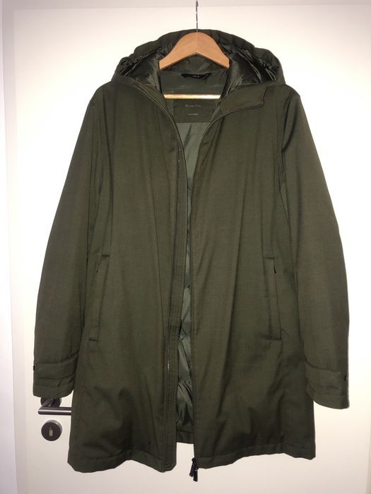 Geaca parka MASSIMO DUTTI cu umplutura de puf, marime M