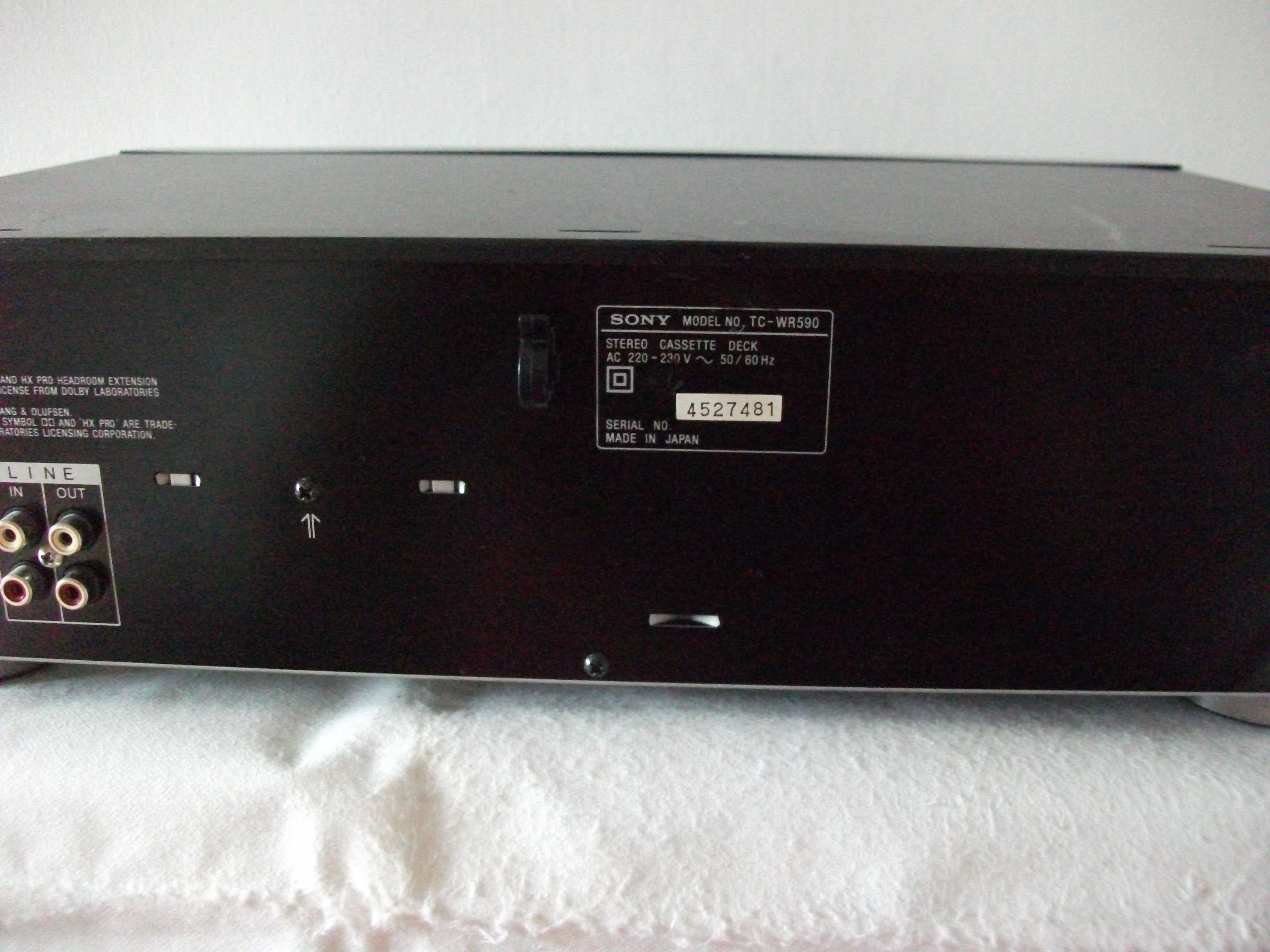 Deck Sony TC - WR 590 cu telecomanda