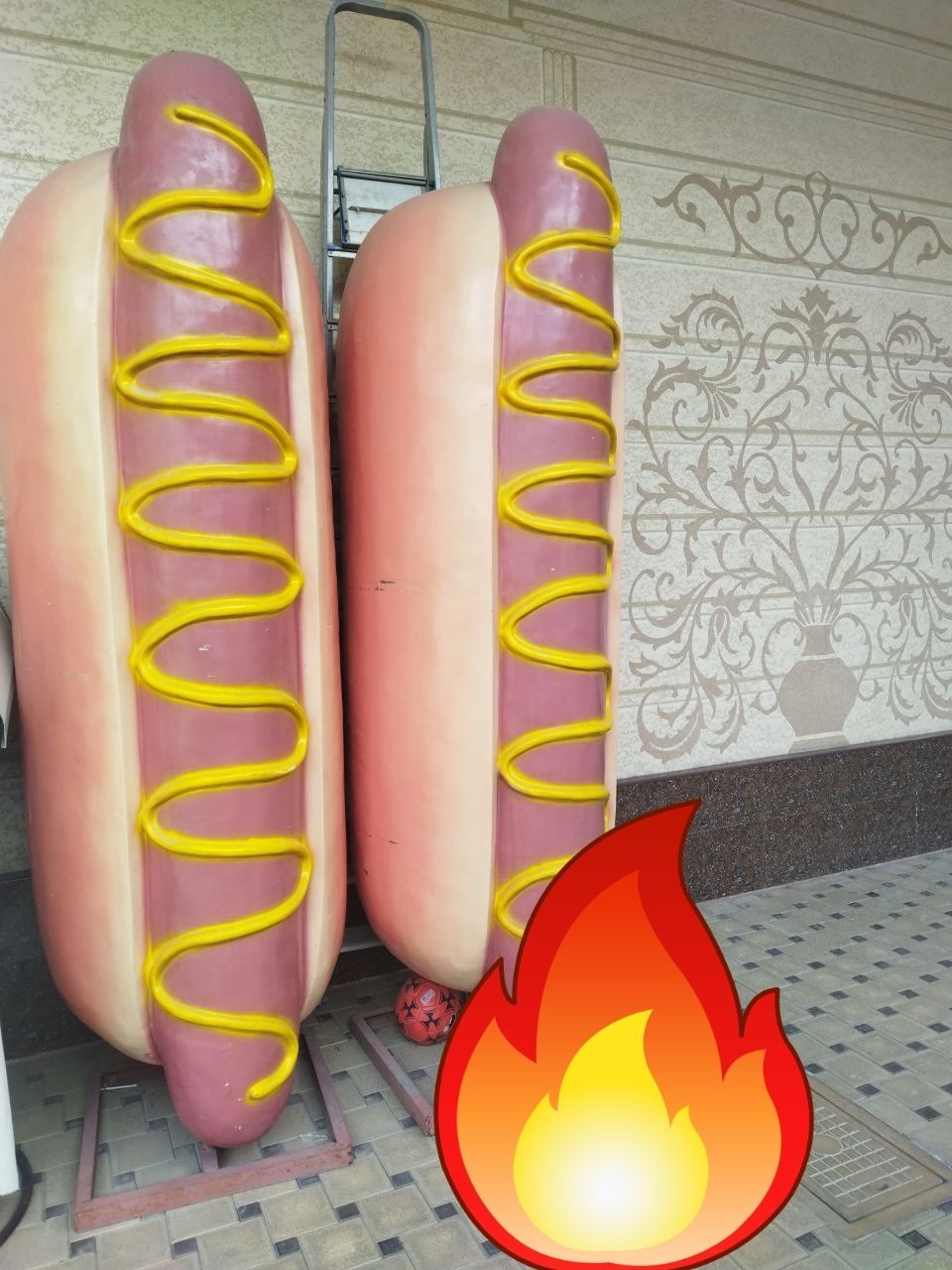 Xot dog, хот дог, макет