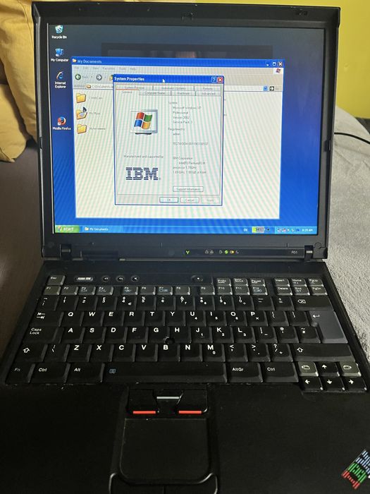 Лаптоп ThinkPad готов за работа