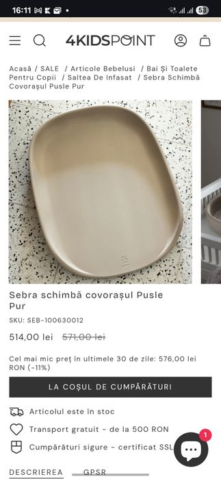 Saltea infasat bebelusi