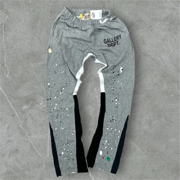 Pantaloni gri Gallery Dept stropiți mărimea S noi cu etichetă