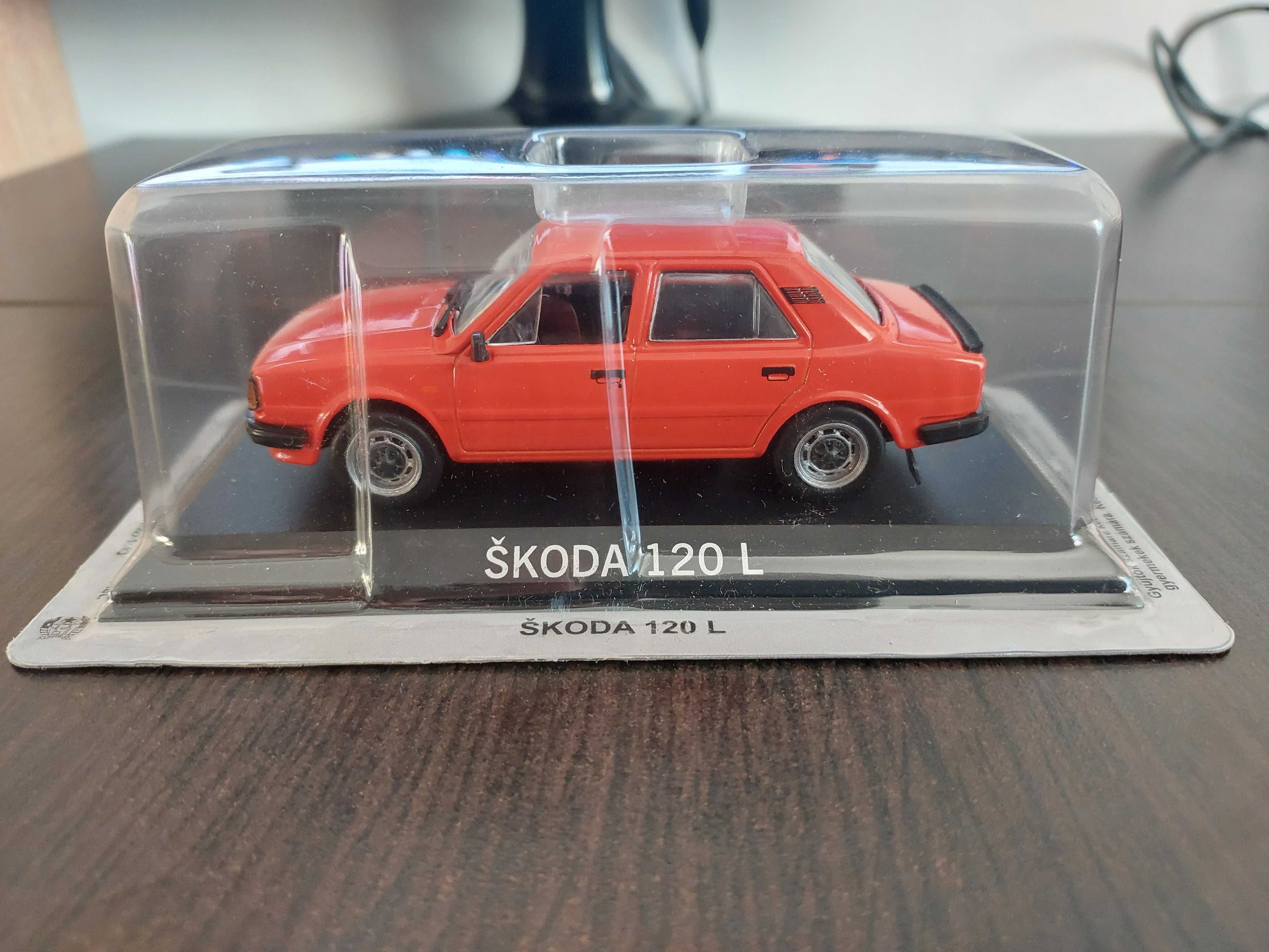 Macheta SKODA 120 L 1982 - DeAgostini Polonia, scara 1/43, noua.