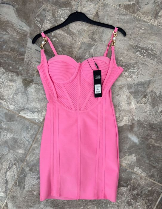 Коктейлна трикотажна рокля Fashion Nova