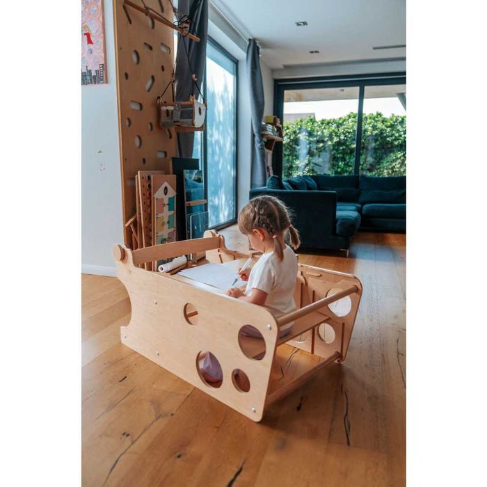 Turn învățare Montessori XL (pentru doi copii) Leea's Toys + accesorii