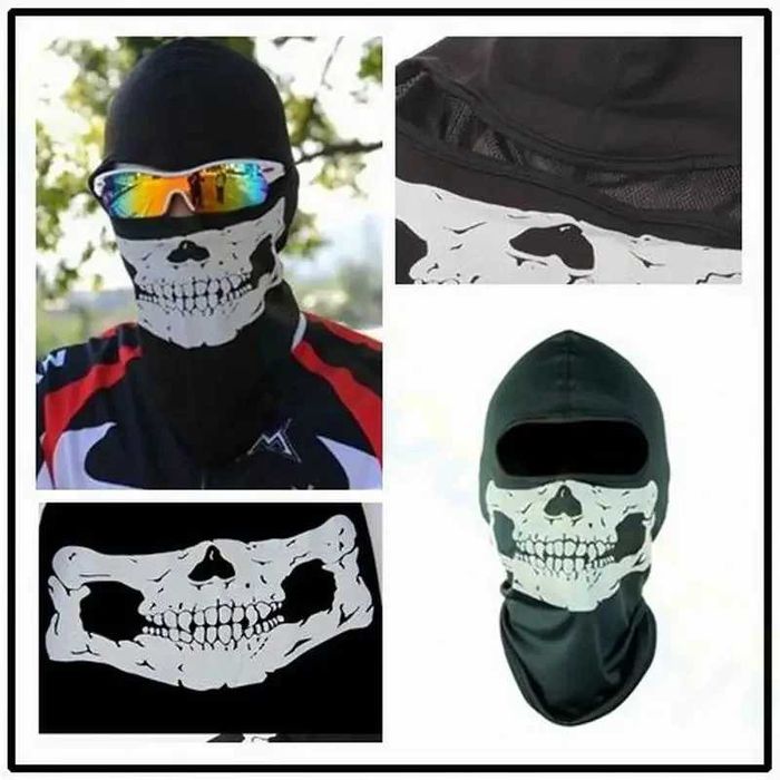 Cagula SKULL masca gat fata urechi protectie vant frig ski bicicleta