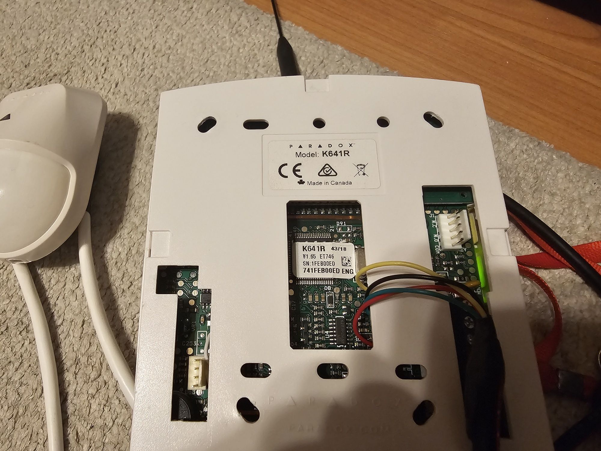 Sistem antiefractie Paradox EVO 192 + tast K641R cu pir, cm, bp, geam