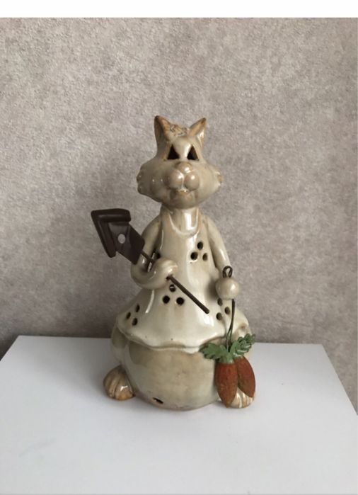 Подсвечник кот 19 см