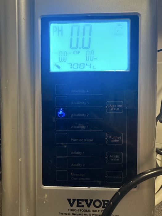 Aparat ionizator Vevor - apa alcalina, purificator - 7 nivele de PH