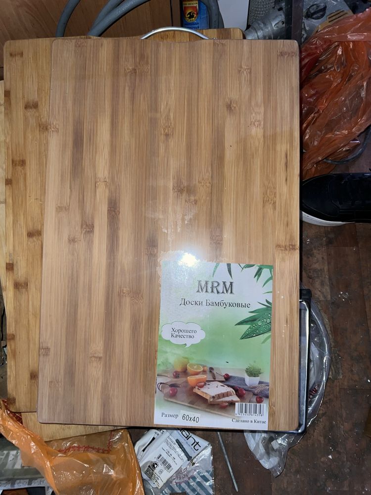 MRM разделочная доска 60x40 1 шт, бамбук