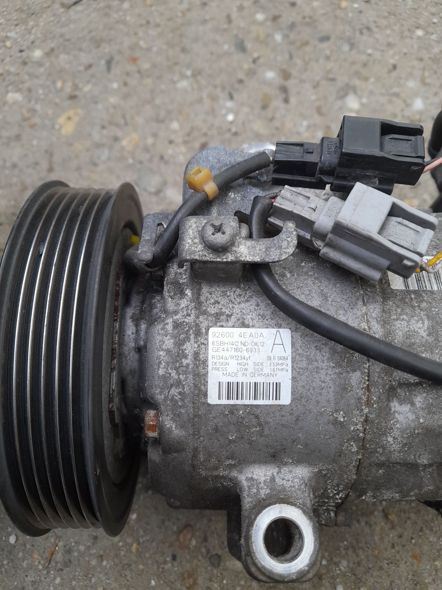 Compresor AC Clima Aer Renault Laguna Nissan Qashqai Juke 1.5 1.6 Dci
