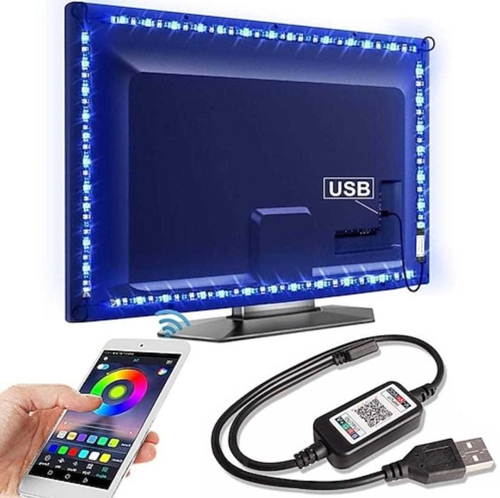 Banda Led TV Banda Led RGB USB Banda Led 5V Banda Led Bluetooth RGB