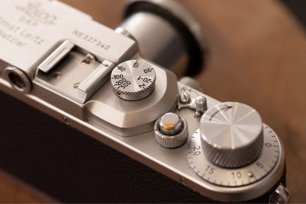 Leica III фотоапарат + Leica 5cm f/3.5 Elmar обектив