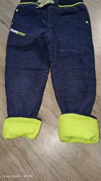 Утепленные вельветовые джинсы детские