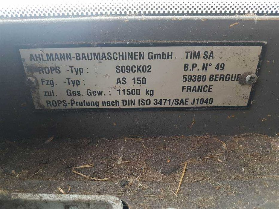 Cabina Ahlmann 4101457A Ahlmann AZ150/AS150 - Piese de schimb Ahlmann