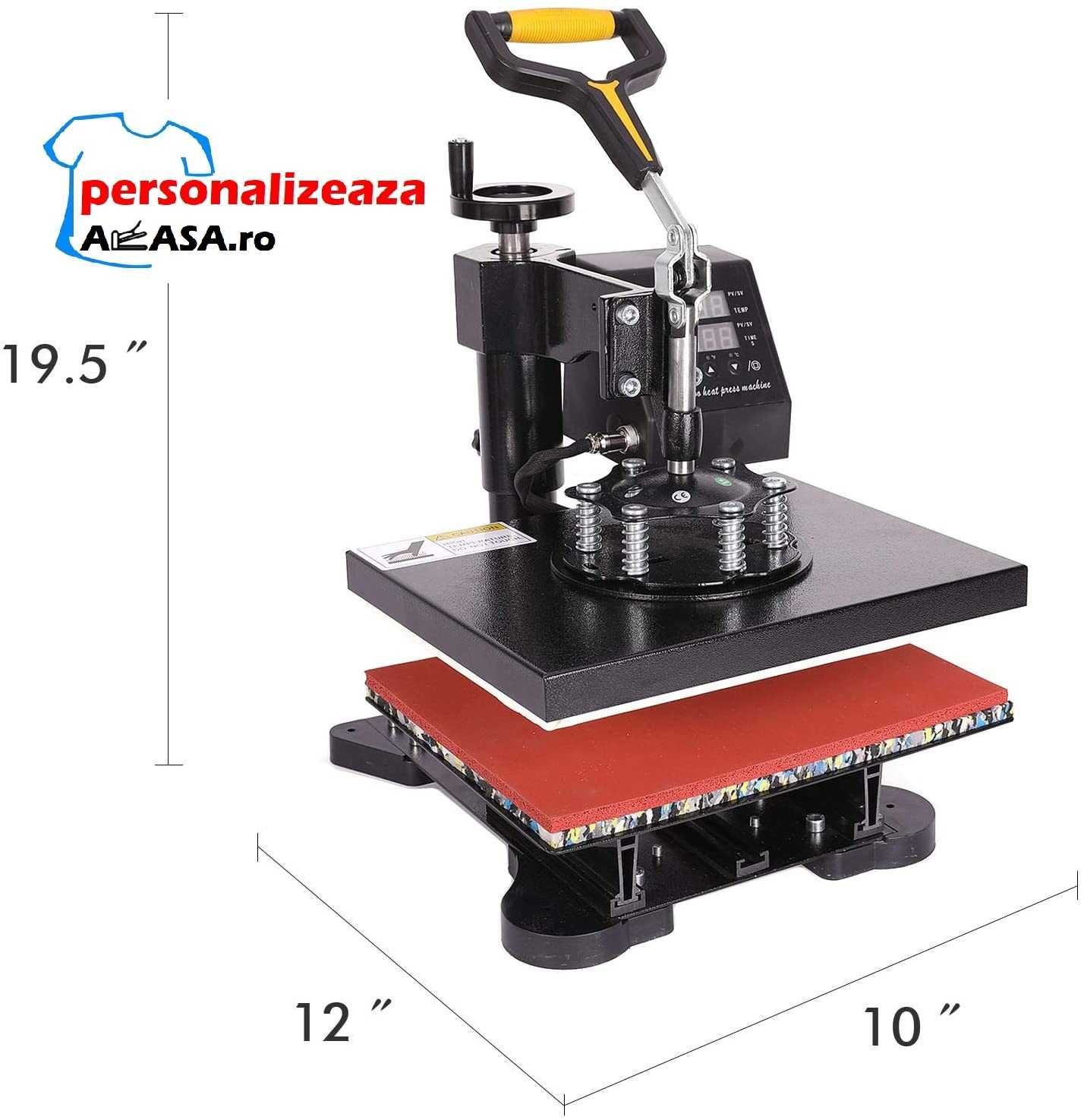 Echipament Personalizare / Presa Termica 5in1, Tricouri, 23x30cm,