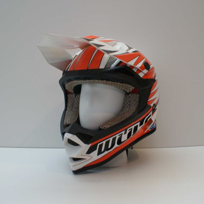 Юношеска каска за мотор WULFSPORT размер S