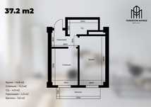 Navastroykadan 37.2m2 30% bosh tolov bn xarid qiling