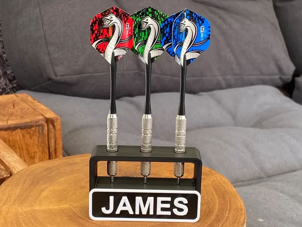 Suport pentru darts cu text personalizat