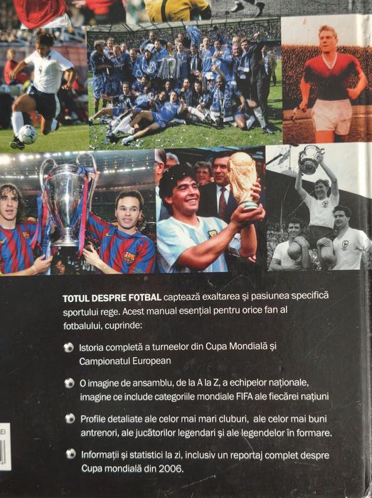 Carte de colecție  „TOTUL DESPRE FOTBAL"