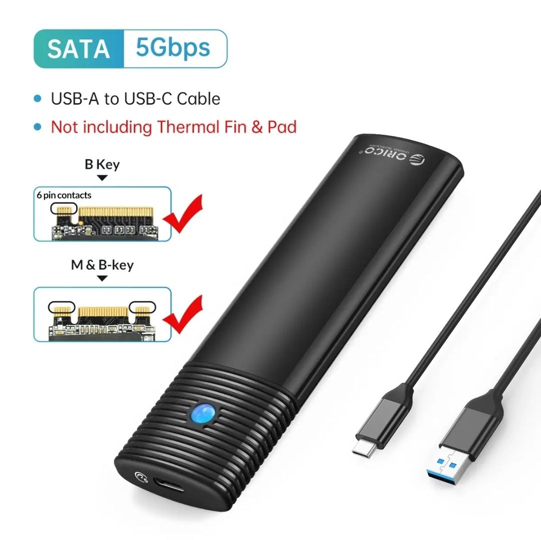 Кейсы для HDD/SSD/M.2 (USB 3.0)