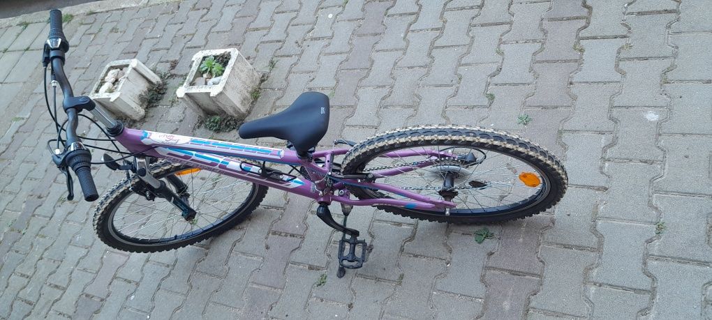 Велосипед-CROSS-SPEEDSTER 24" GIRL-лилав цвят