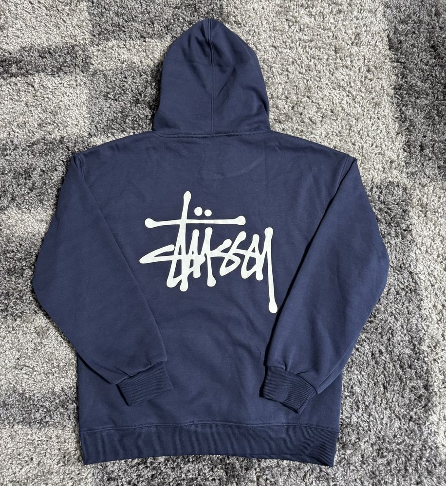 Stussy blue hoodie