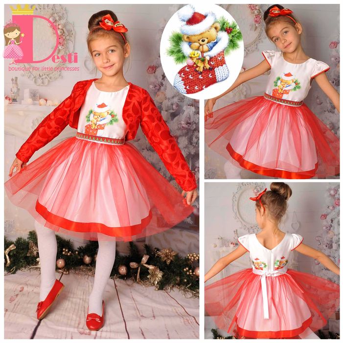 Детски рокли ТЕДИ-МОД - коледни рокли