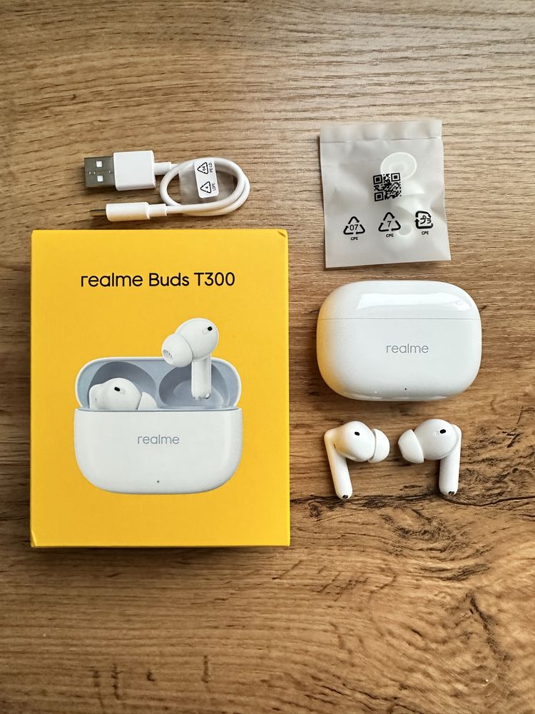 Realme Buds T300 с активным шумоподавлением