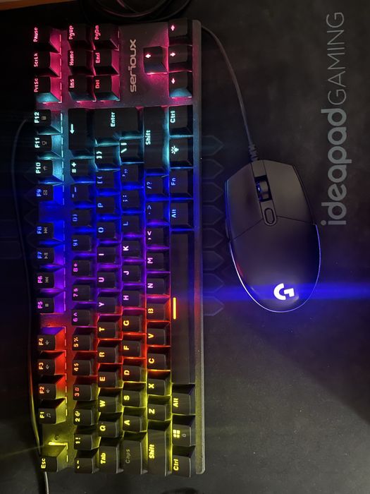 Tastatura mecanica gaming serioux plus maus logitech