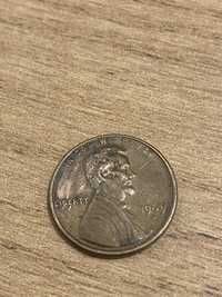 moneda 1 cent USA Abraham Lincoln 1966