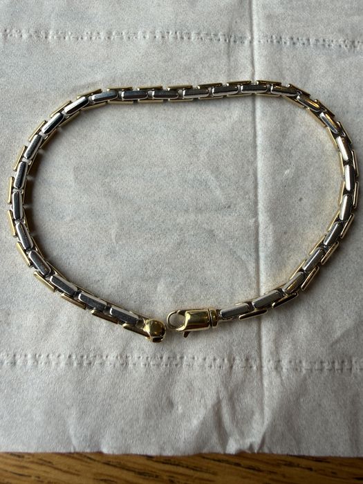 Bratara aur 18 k in doua culori Italia noua