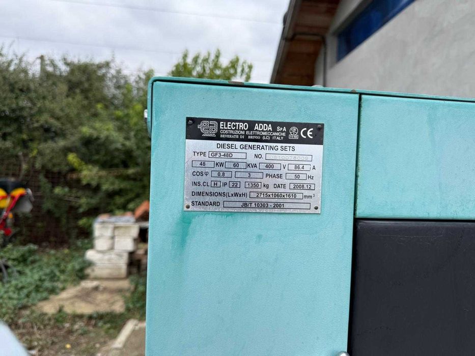 Generator / grup electrogen motorina 48KW - 60KVA