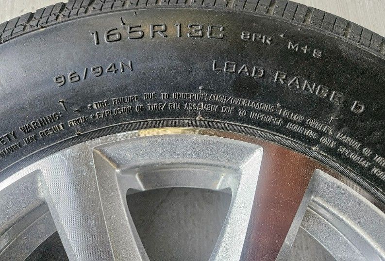 Roata completa 165R13C Anvelopa Security pe Janta aliaj 5Jx13