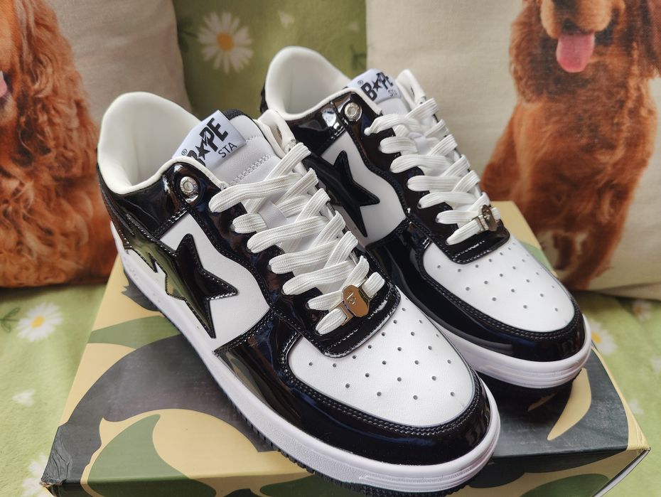 Мъжки обувки a Bathing Ape Bape Sta Low черни