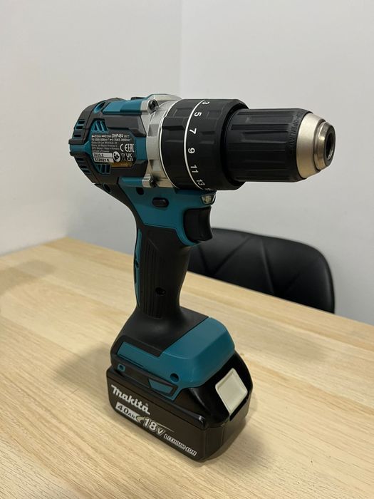 Set Makita brushless 18V Autofiletanta bormasina cu percuție DHP484