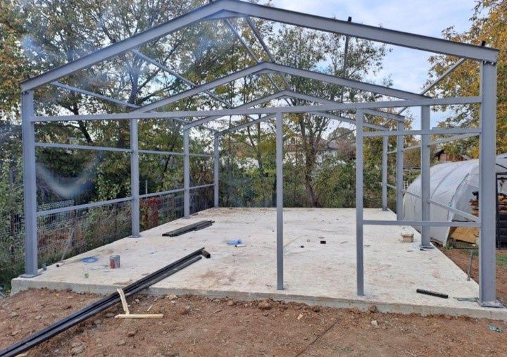 Vând hală metalică 8x15 din profil IPE facem și alte dimensiuni