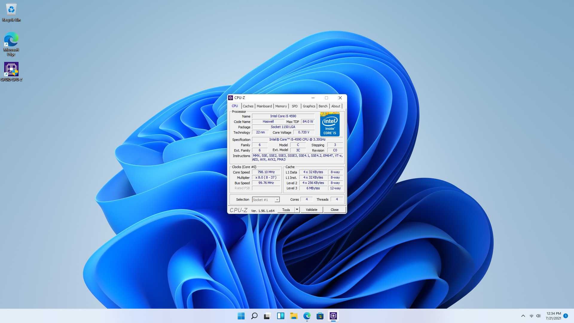 Calculator I5 4590