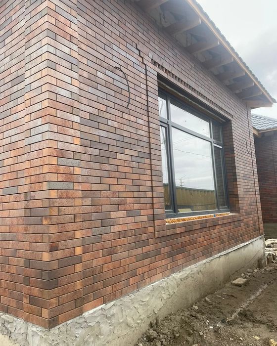 Ликолор.Тайга Морион юг лава.Облицовочные кирпичи в городе Актау