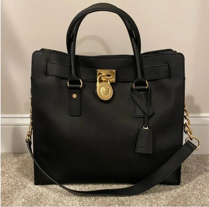 Geanta Michael Kors Hamilton neagra