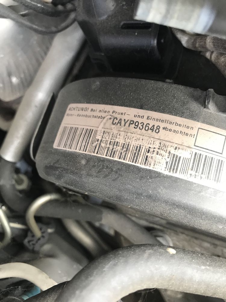 Двигател 1.6 тди 105кс cay vw audi skoda seat