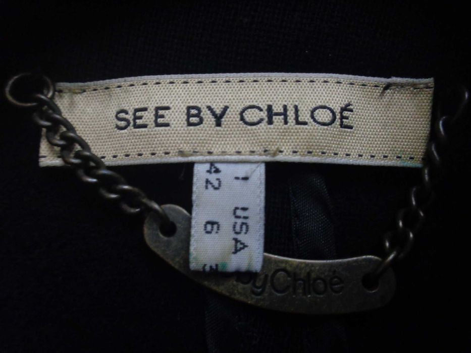 Salopeta See by Chlee neagra lana marimea  42IT